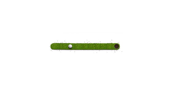 white golf ball on green grass