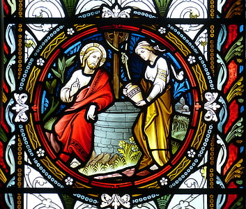 Jesus Christ mosaic glass decor