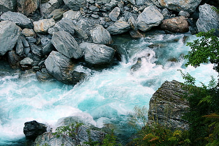 river between grey stones