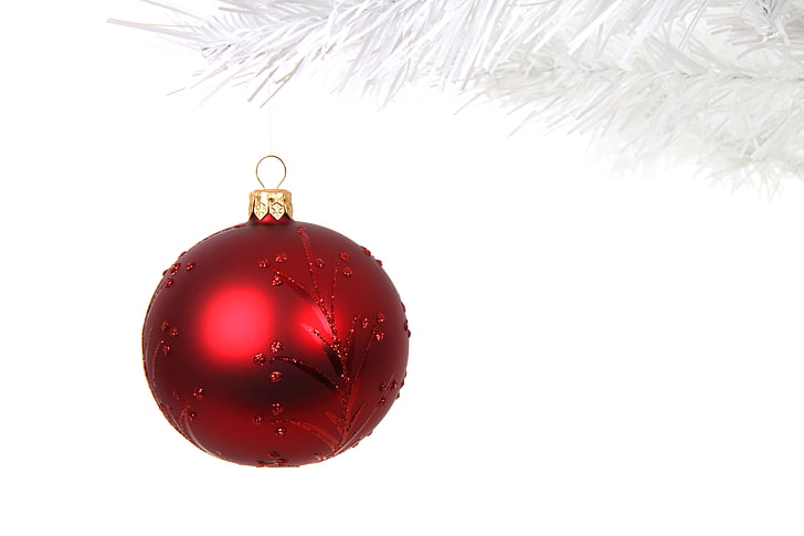 red bauble ornament