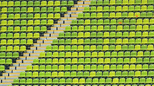 green seats