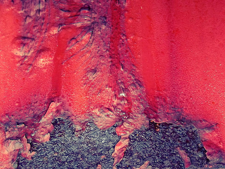 red rash paint