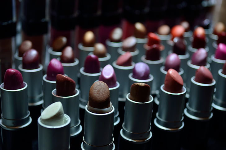 assorted-color lipstick