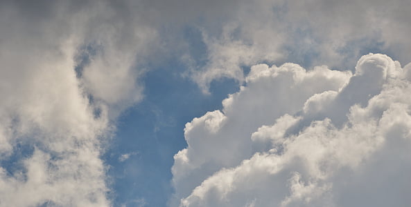 photography of white clouds and blue sky
