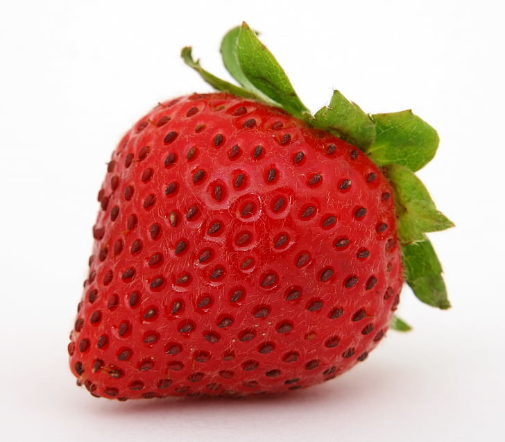shallow focus photography of red strawberry fruit