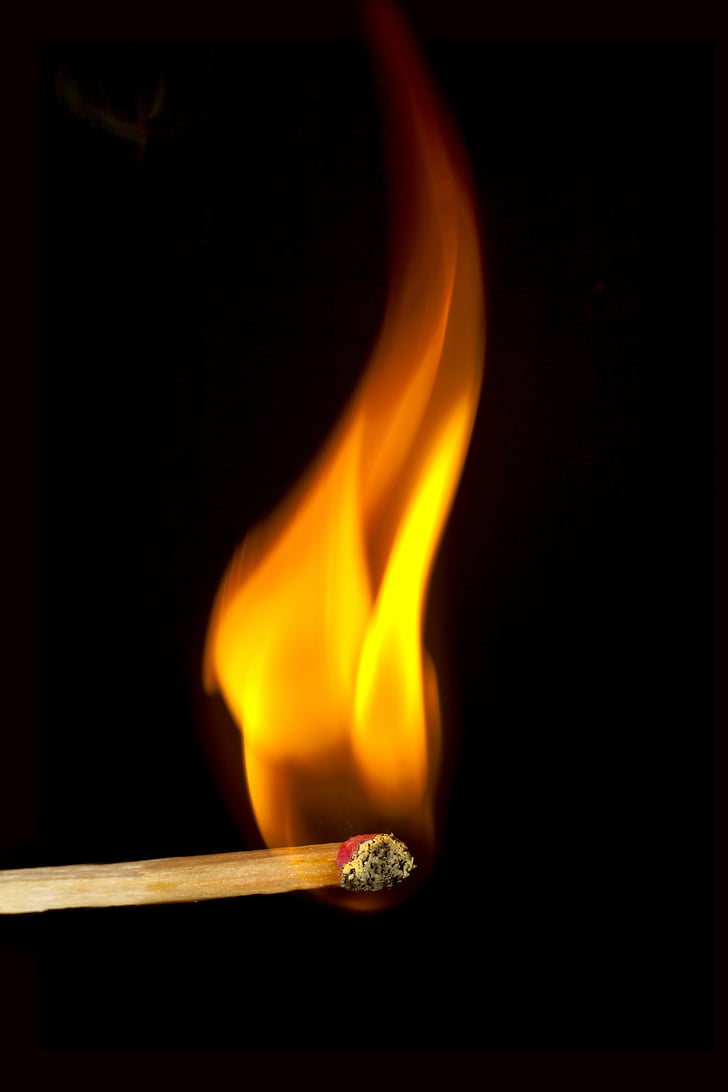 match stick with flame