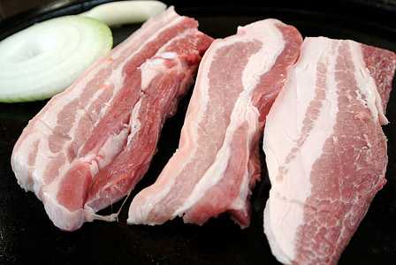 pork, meat, barbecues, pig, republic of korea, samgyeop