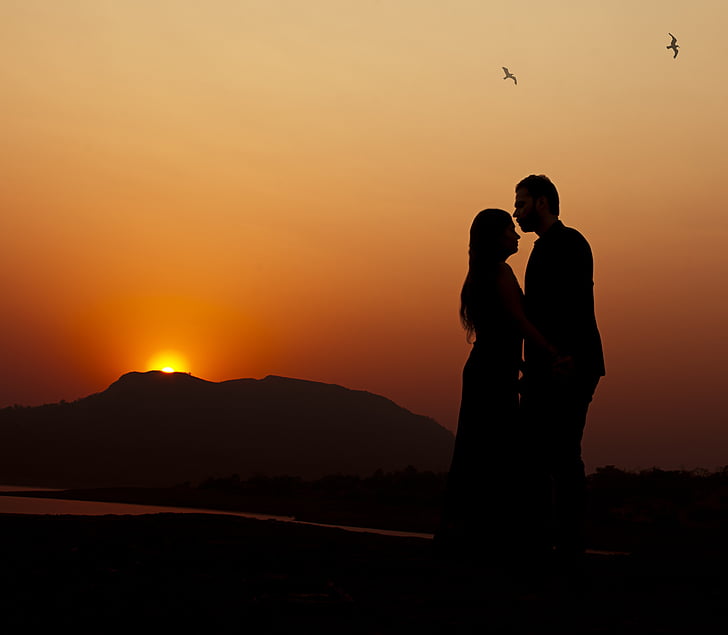 couple during sunset