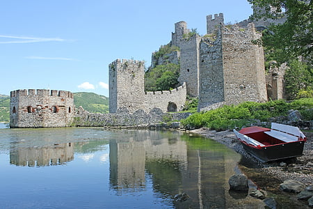 đerdap, serbia, castle, river, old, fortress